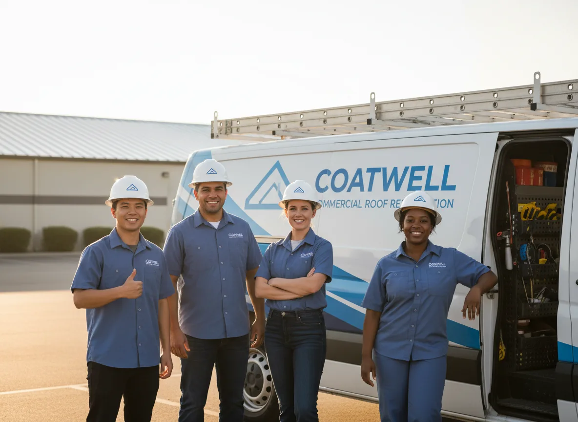Commercial roof coating company in Hoehne, CO